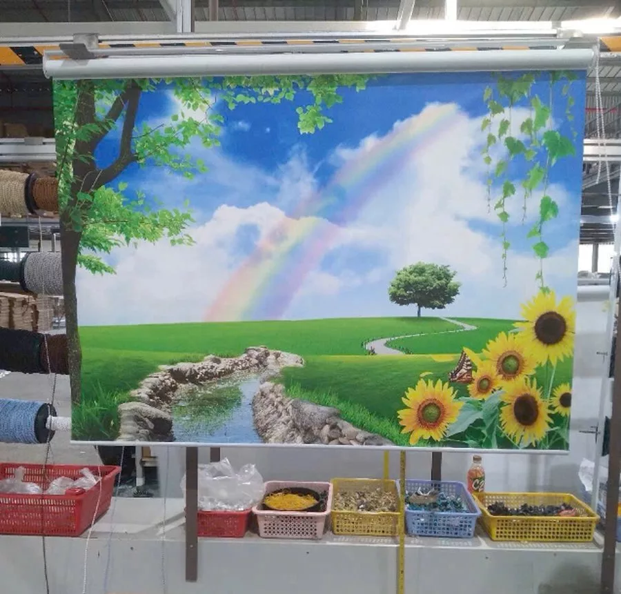 VTP DECOR 在平阳、胡志明市安装的印画卷帘